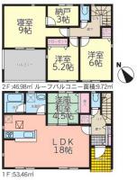 いわき市四倉町　第15　クレイドルガーデン　新築分譲住宅　9棟　6～9号棟　四倉駅 徒歩10分