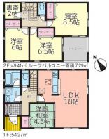 いわき市四倉町　第15　クレイドルガーデン　新築分譲住宅　9棟　6～9号棟　四倉駅 徒歩10分