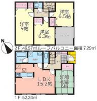 いわき市平豊間第8　クレイドルガーデン　新築分譲住宅7棟　海が目の前　5～8号棟