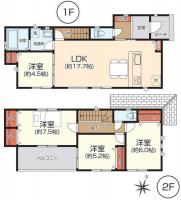 いわき市郷ケ丘2丁目4期　グラファーレ　建築条件付き売地　4区画